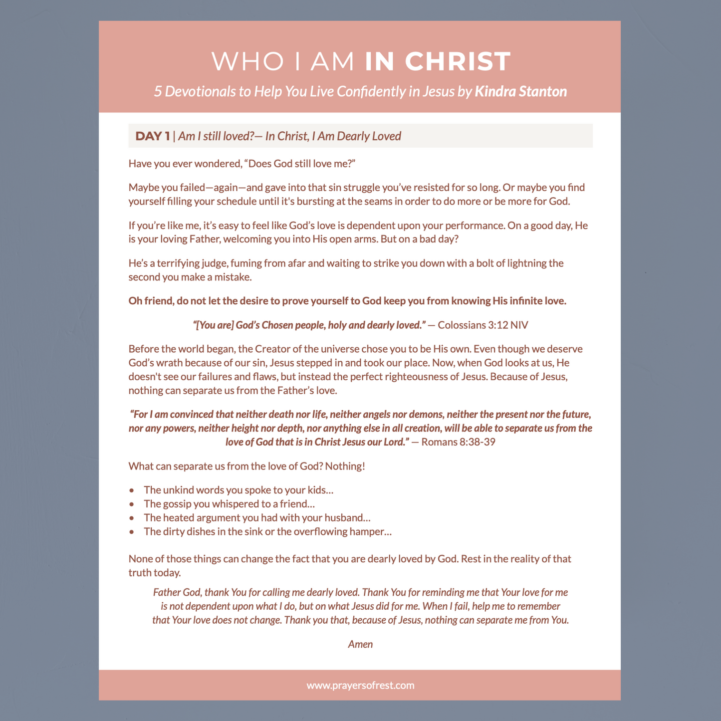 Who I Am in Christ Scripture Cards - DIGITAL DOWNLOAD ONLY