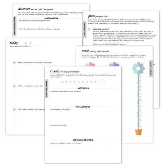 Quiet Time Journey Workbook - DIGITAL DOWNLOAD ONLY