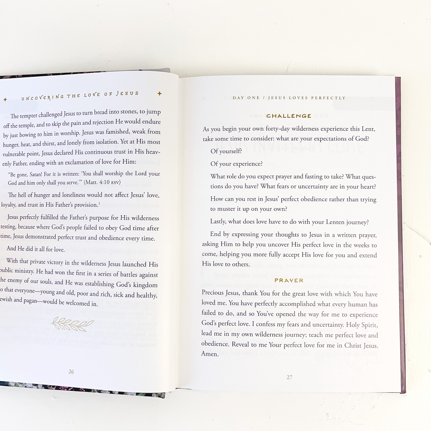 Signed Copy of Uncovering the Love of Jesus: A Lent Devotional