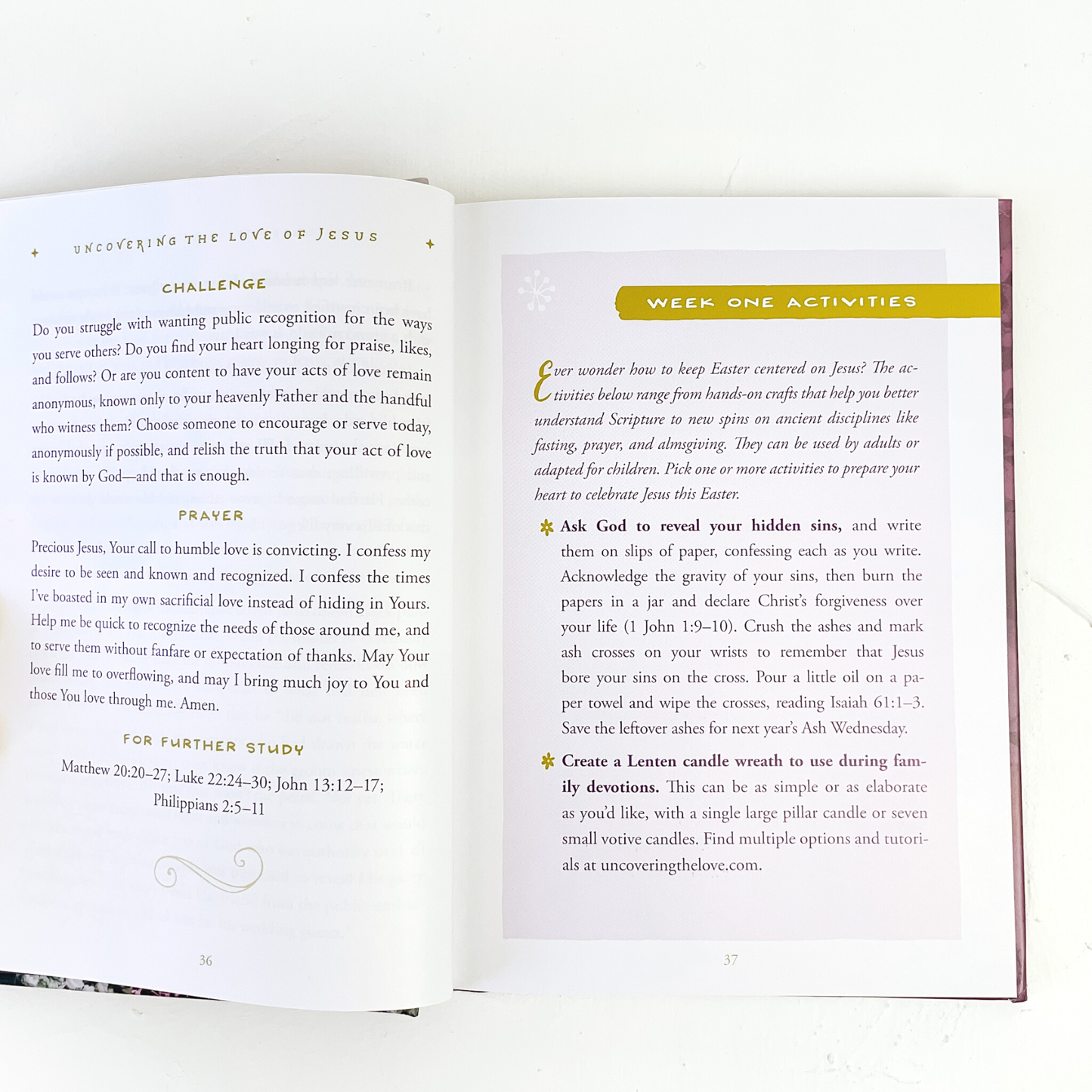 Signed Copy of Uncovering the Love of Jesus: A Lent Devotional