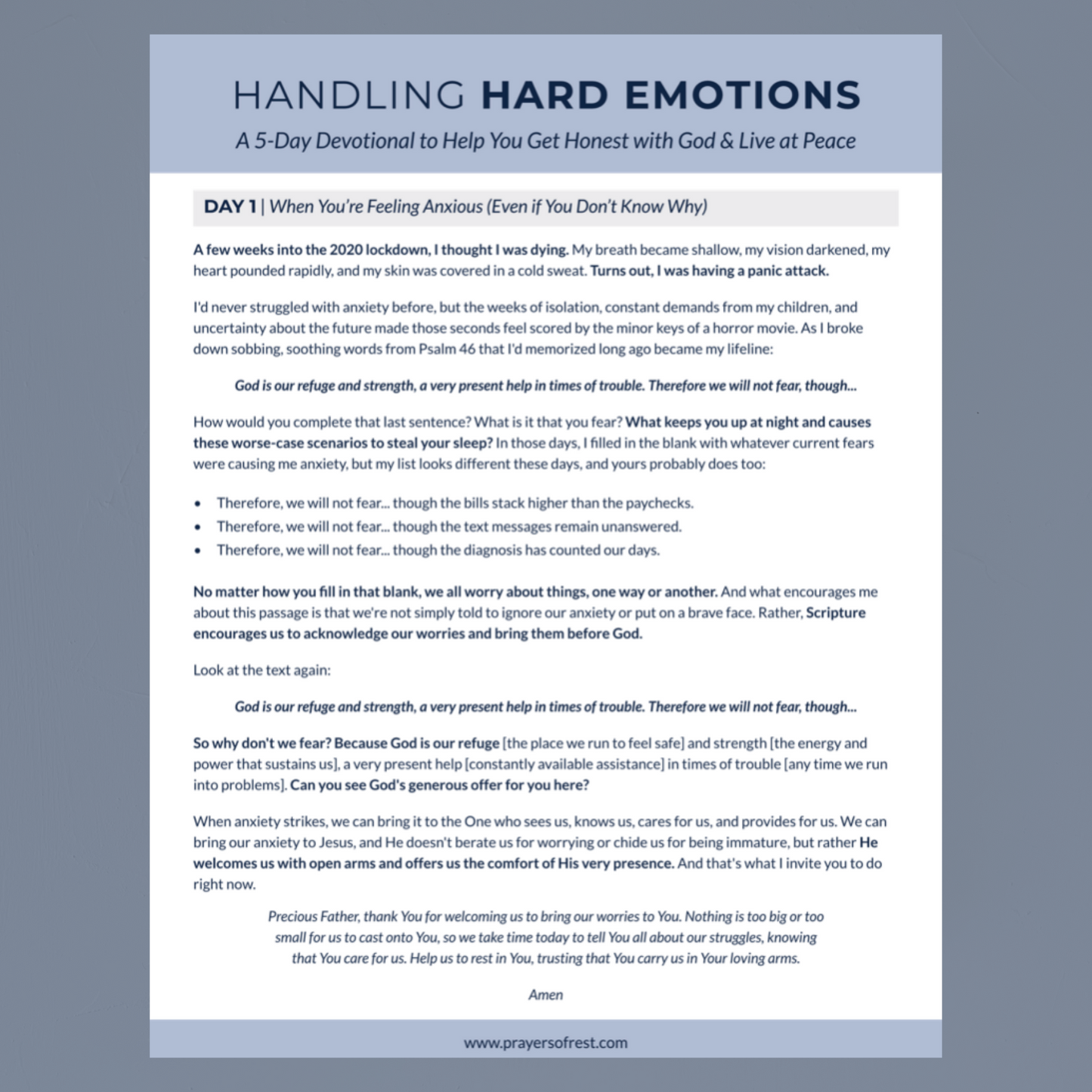 Handling Hard Emotions Scripture Cards - DIGITAL DOWNLOAD ONLY
