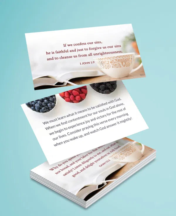 Food Freedom Scripture Cards - DIGITAL DOWNLOAD ONLY